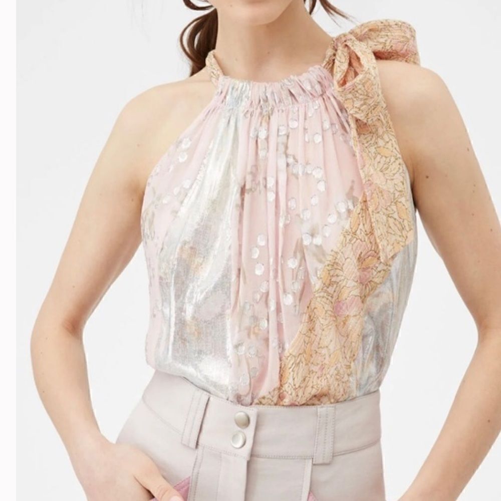 Rebecca Taylor Sleeveless Daffodil Tank Size medium